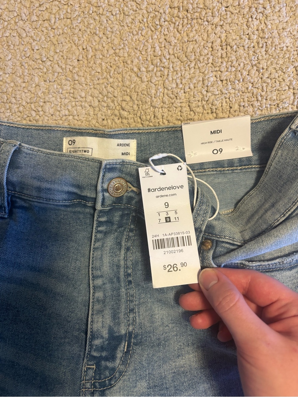☀️ Ardene ☀️ mid rise denim shorts - Picture 6 of 7